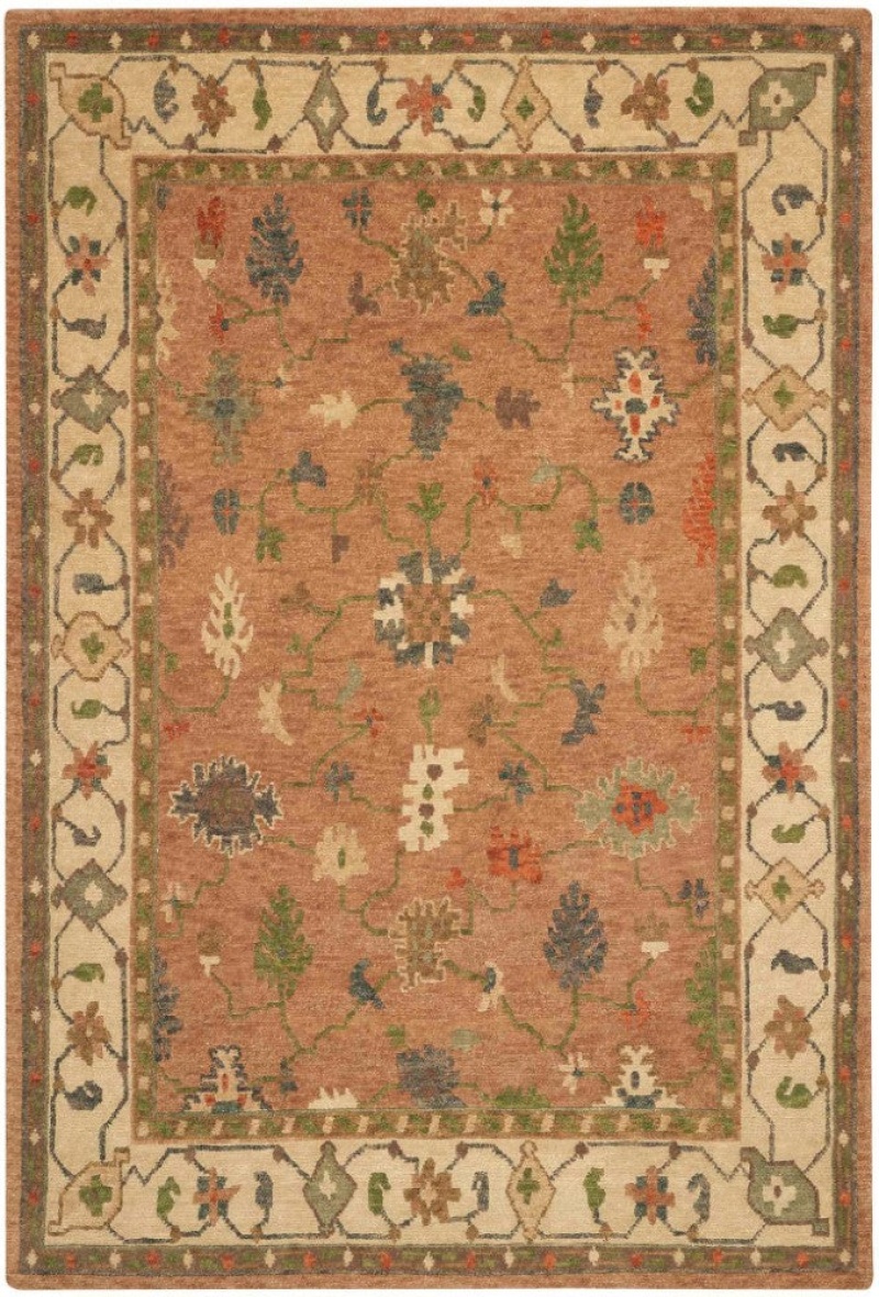 Tahoe Copper Wool Traditional Area Rug, 9 Ft x 12 Ft