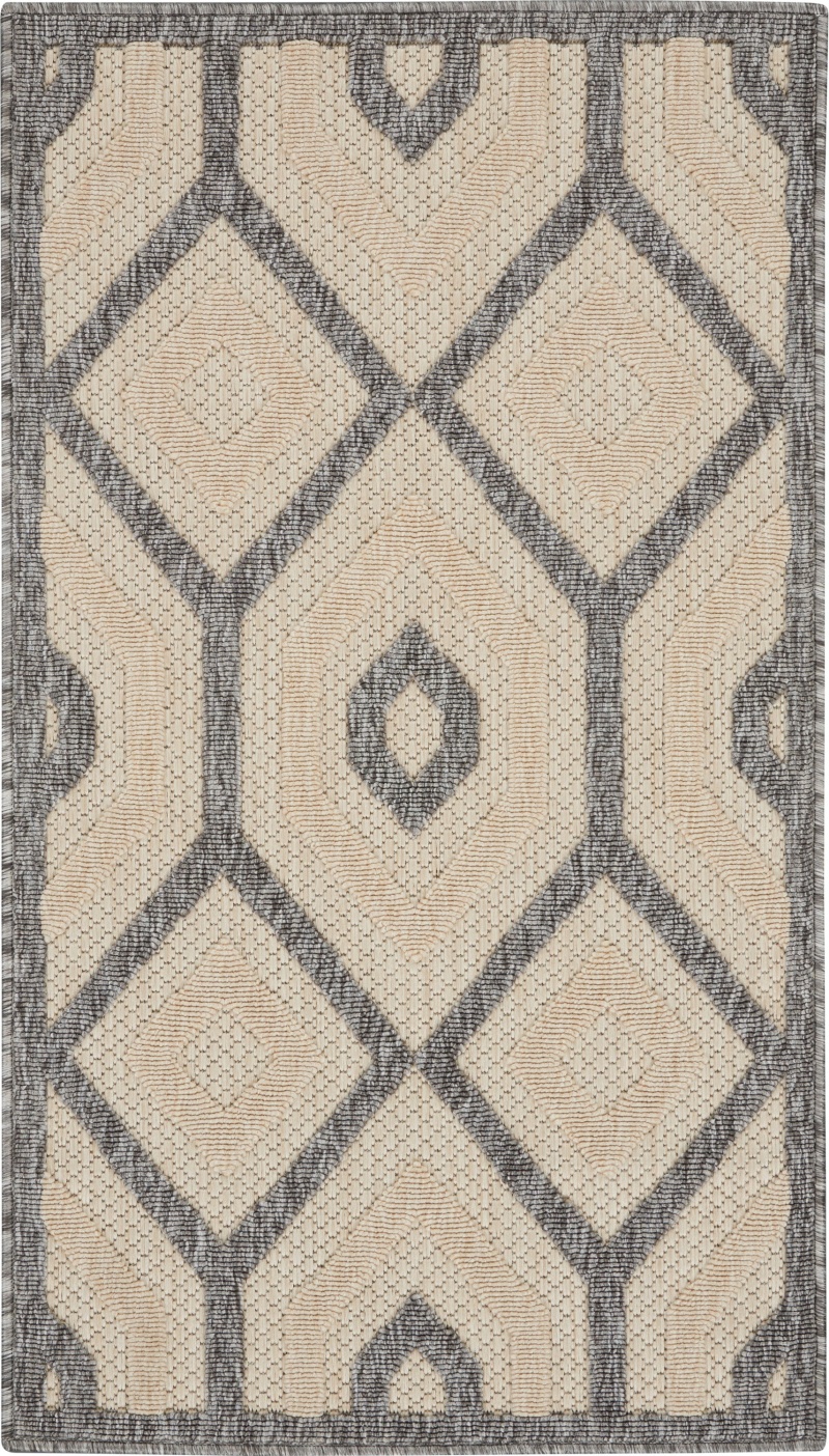 Cozumel Cream Polypropylene Modern Area Rug