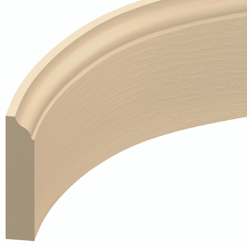 Versaflex Oak Laminate Wall Base Moulding, 3.25" X 94"