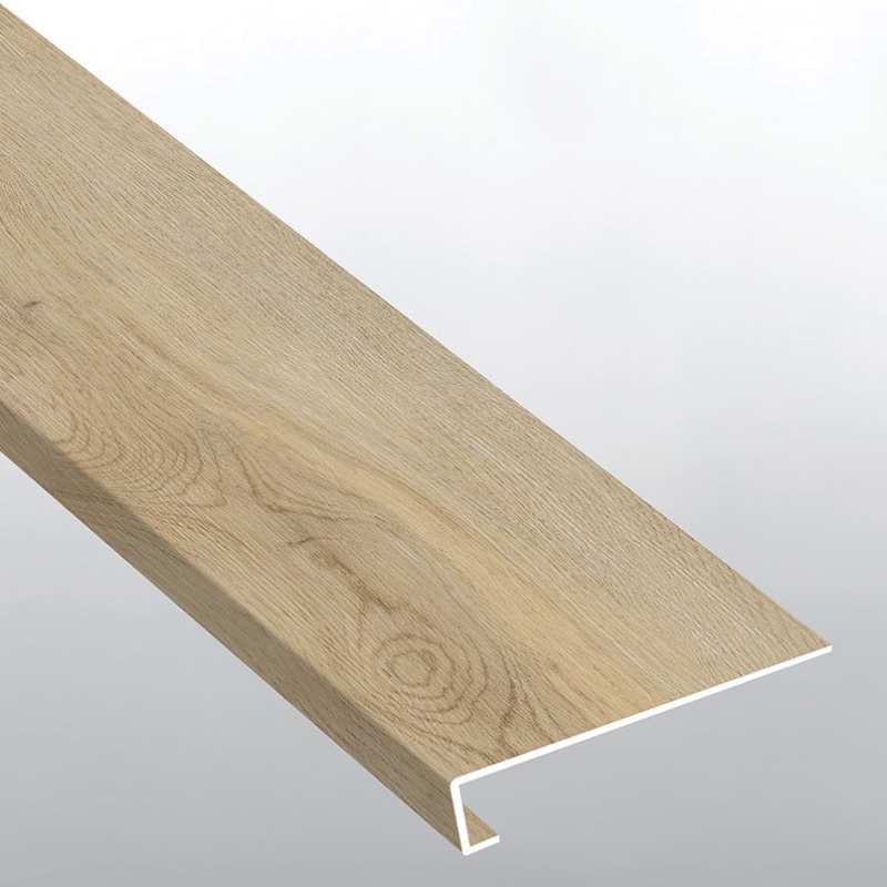 Laurel Reserve Honey Hollow Luxury Vinyl Moulding / Trim - 12" X 47.25" Stair Tread Eased Edge Wrapped - Low Gloss