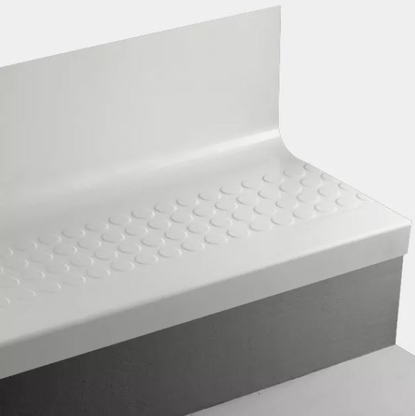 Johnsonite Icicle Raised Round Rubber Stair Tread