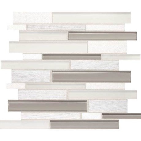 Idyllic Blends Tranquil Snow Linear Mosaic