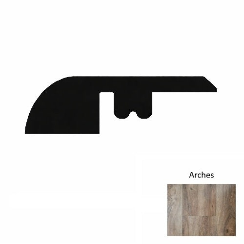 1600 Series Arches Luxury Vinyl Moulding / Trim - 94" Reducer - Embossed