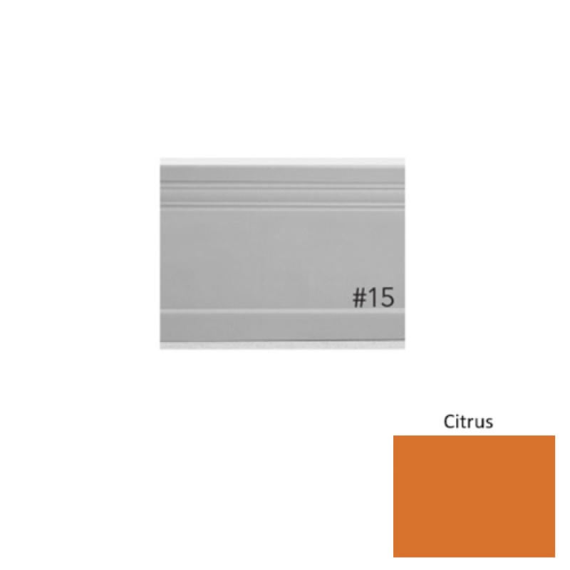 Pinnacle Plus #95 Invent Citrus Rubber Coil Wall Base - 5 1/2" X 60 Ft