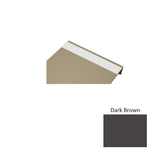 Johnsonite Dark Brown Square Pattern Photoluminescent Rubber Moulding / Trim