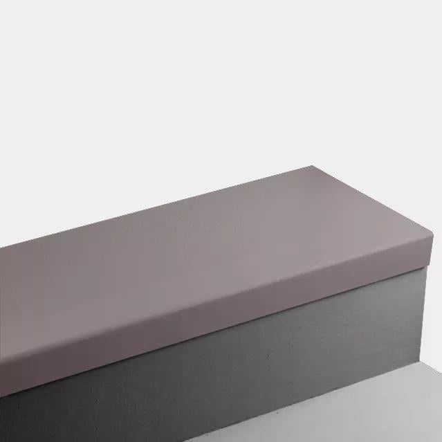 Johnsonite Burgundy Hammered Rubber Stair Tread