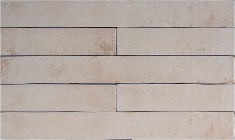 Genesi Ivory Porcelain Tile - Glossy - 2" x 18"