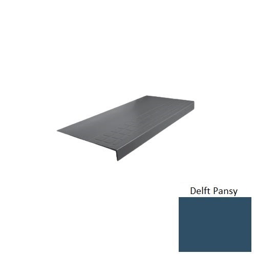 Flextones Delft Pansy Type 800 Distinct Designs Rubber - 12 1/4" X 72" Stair Tread - Raised Square Design