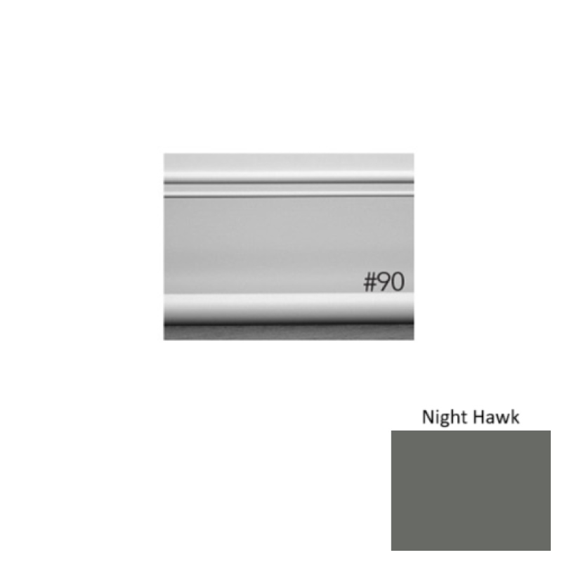 Pinnacle Plus #90 Intrigue Night Hawk Rubber Coil Wall Base - 4" X 60 Ft