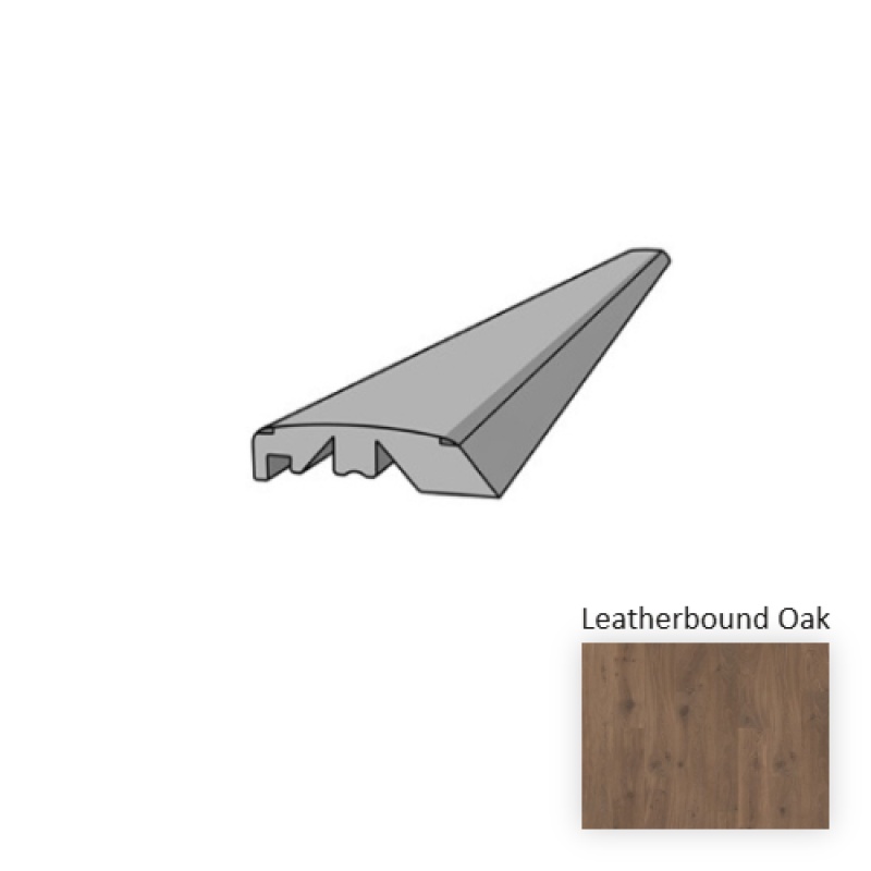 Naturetek Plus Ellicott Point Leather Bound Oak Laminate Wood Moulding / Trim - 84" 5 In 1 Multifunction - Textured