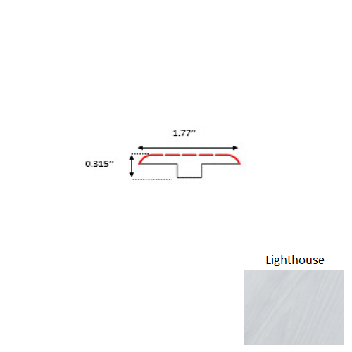 Aquaproof Lighthouse Laminate Wood T Molding