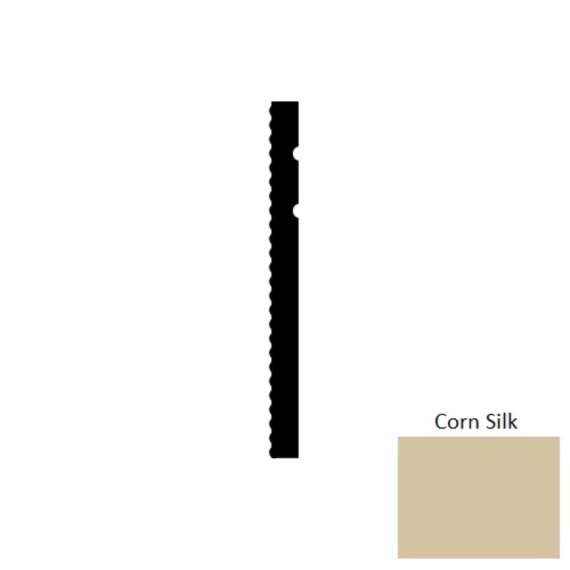 Corn Silk Echo Sec Rubber Wall Base 4" x 8 Ft x 3/8"