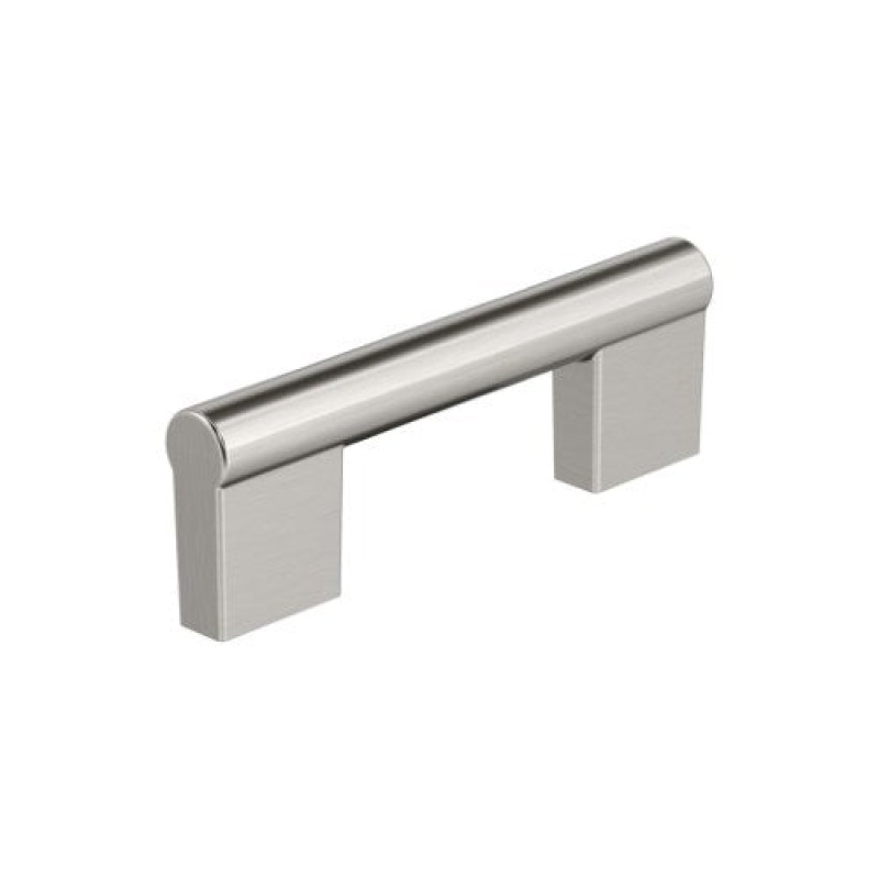 Versa Zinc Bar Cabinet Pull - Satin Nickel