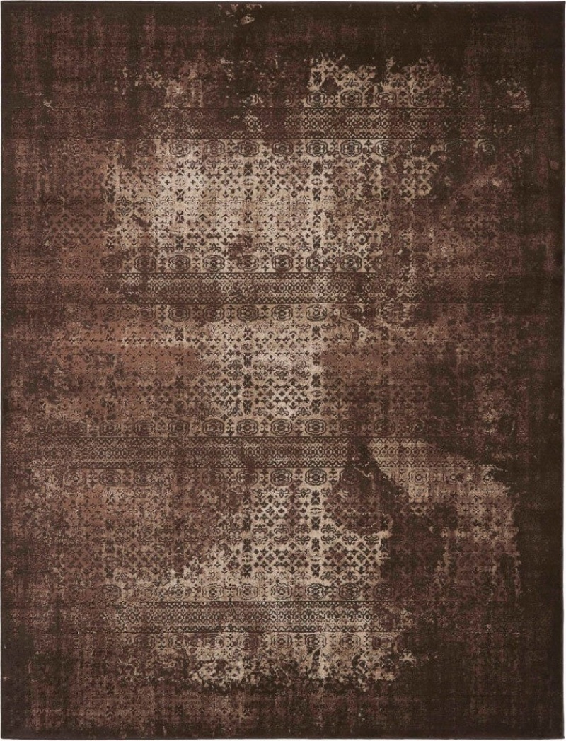 Latte Traditional Area Rug - 8 Ft Runner