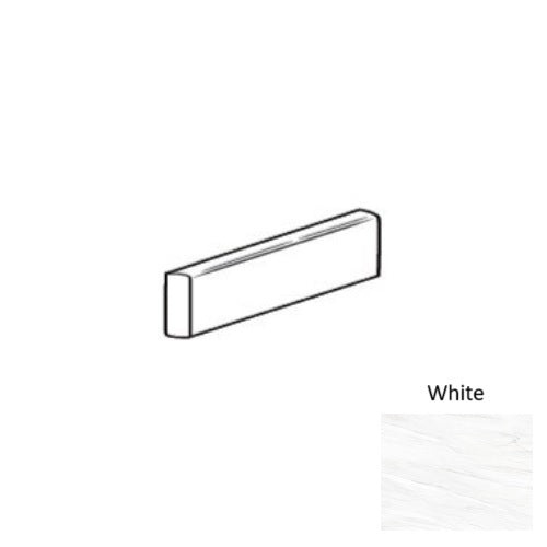 Lassa White Porcelain Floor & Wall Trim