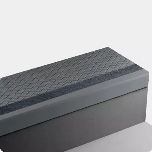 Johnsonite Harbour Diamond Rubber Stair Tread with Grey Grit Tape