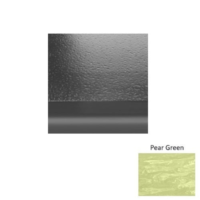 Marbleized Pear Green Hammered Rubber Stair Tread With Riser