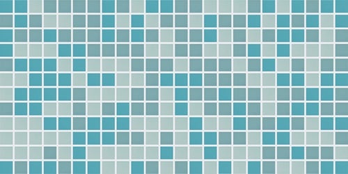 Unglazed Mosaics Blissful Blend Porcelain Mosaic - 1" X 1" - Matte
