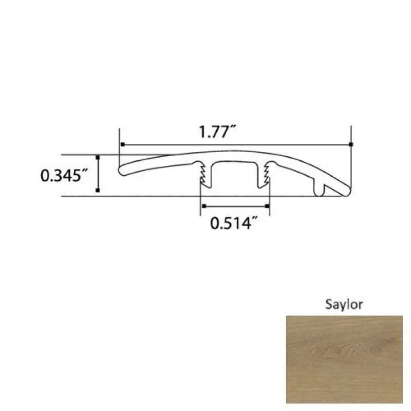 Jasper Saylor 94" Luxury Vinyl Reducer Trim