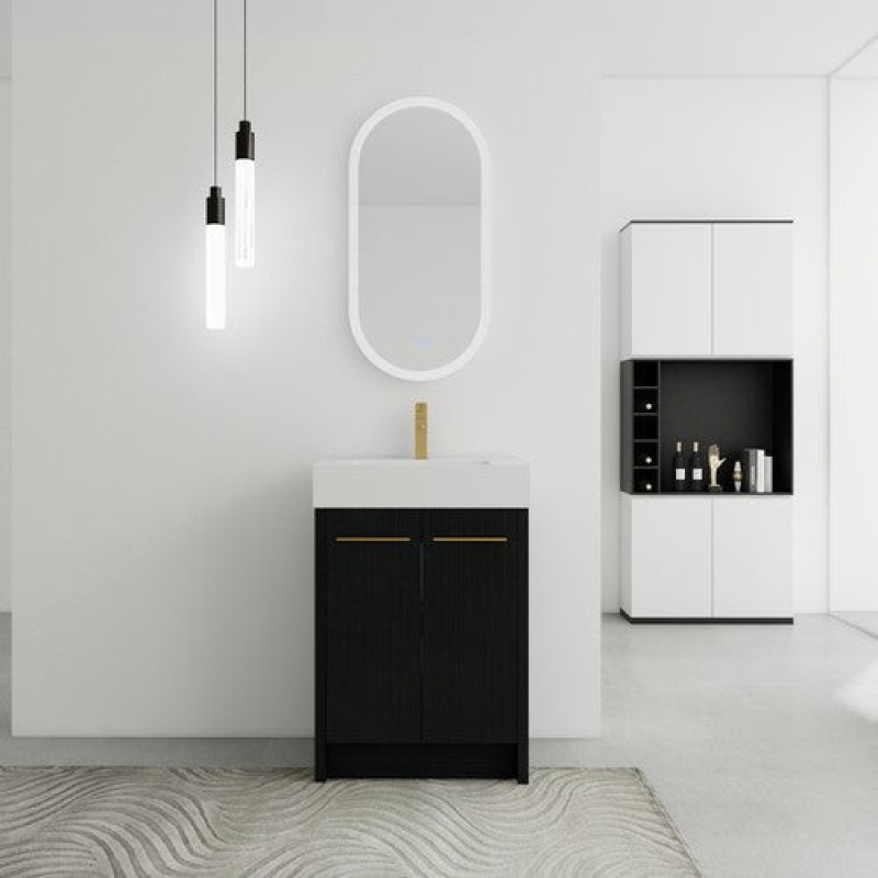 Black Chestnut Plywood Bathroom Vanity