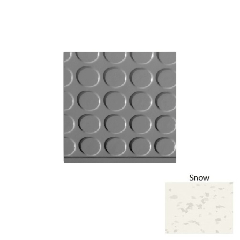 Roppe Symmetry Snow Textured Rubber Stair Tread