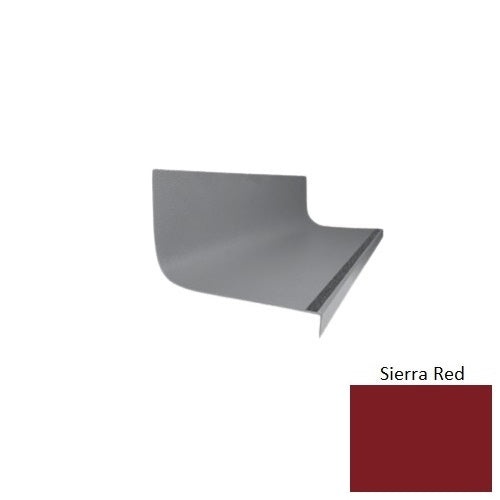 Flextones Sierra Red Type 1975 With Flush Ribbed / Smooth Insert Distinct Designs Rubber - 20 3/8" X 72" Stair Tread - Hammered