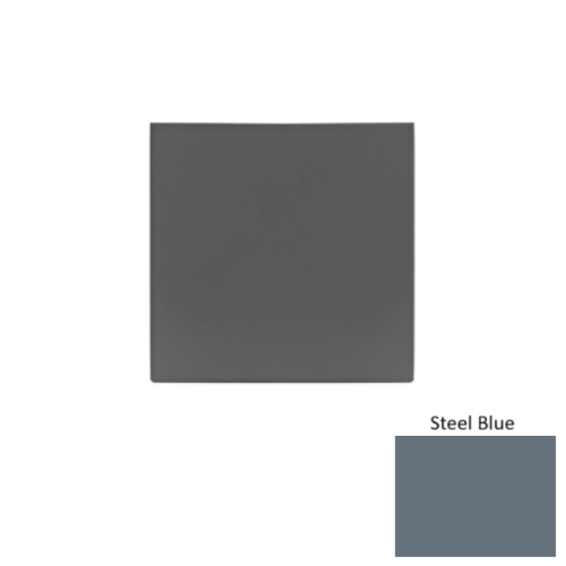 Steel Blue Vinyl Wall Base 4" x 48" x .080" No Toe