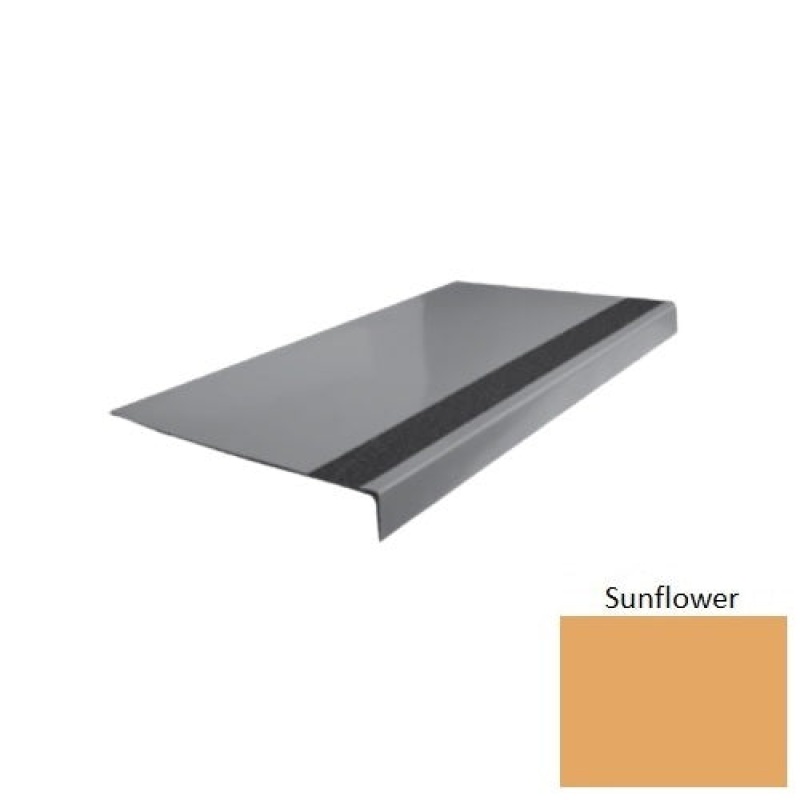 Flextones Sunflower Type 170 Distinct Designs Rubber - 12 1/4" X 72" Stair Tread - Smooth