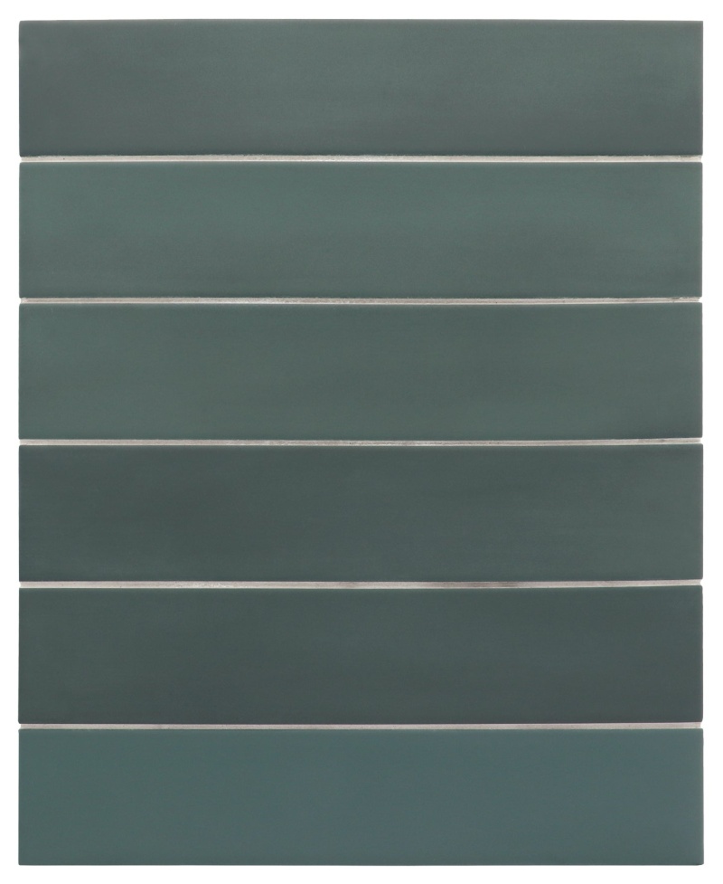 Wander Pine Green Porcelain Tile - Matte - 2.5" X 12"