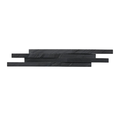 Profile Sutra Black Marble Mosaic - Rhythm - Honed