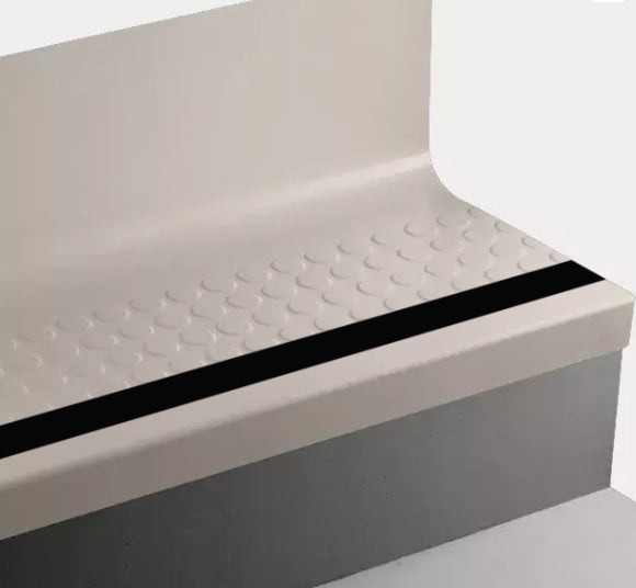 Raised Round Rubber Moulding Trim Stair Tread
