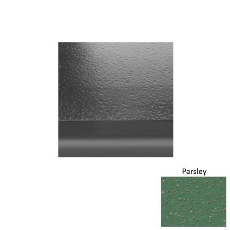 Renew 95 Parsley Rubber (Sq) With Galley Red Abrasive Strip Stair Tread With Dupont Kevlar - Hammered