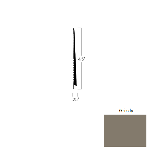 Johnsonite Grizzly Rubber Tightlock Carpet Rubber Base