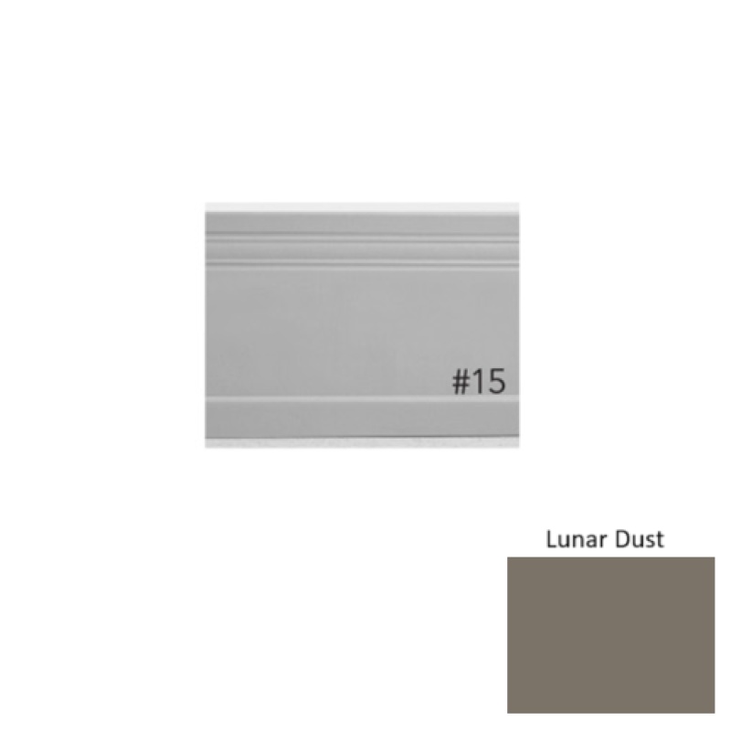 Pinnacle Plus #95 Invent Lunar Dust Rubber Coil Wall Base - 5 1/2" X 60 Ft