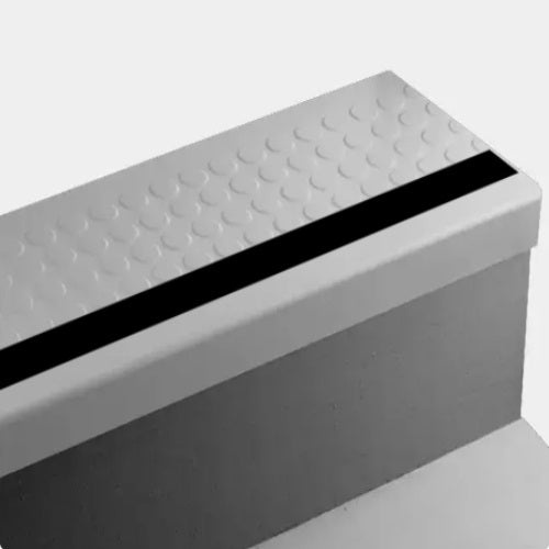 Johnsonite Platinum Raised Round Rubber Stair Tread