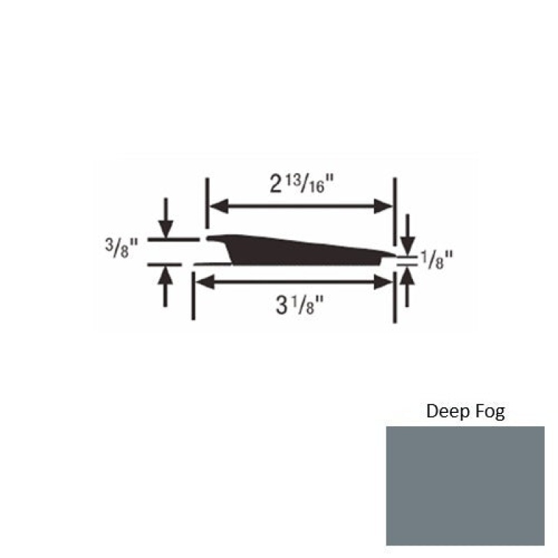 Solid 67 Deep Fog Rubber Rolling Traffic Transition