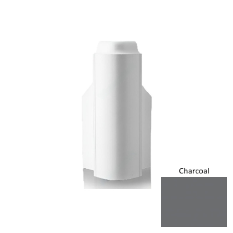 Roppe Charcoal Rubber Outside Corner Block