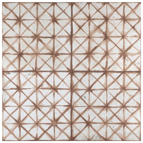 Kings Temple Oxide Ceramic Tile - Matte - 17 5/8" X 17 5/8"