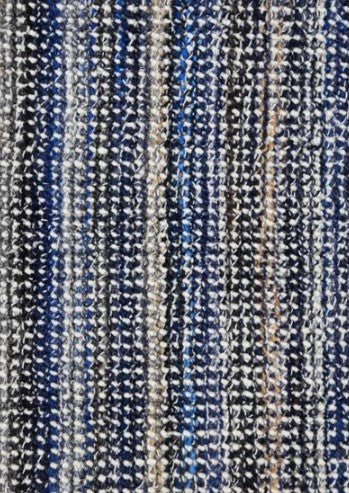 Silken Kindle Denim Wool Blend Carpet - Textured