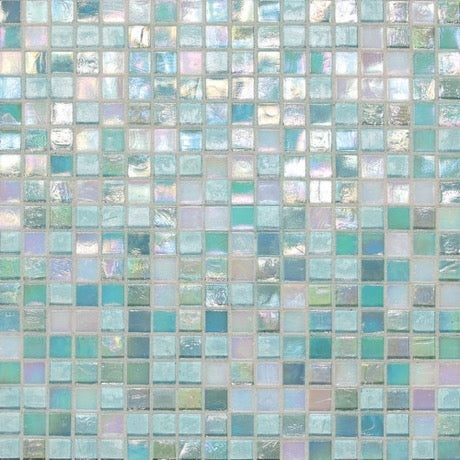 City Lights South Beach Glass Mosaic - 1/2" X 1/2" - Glossy