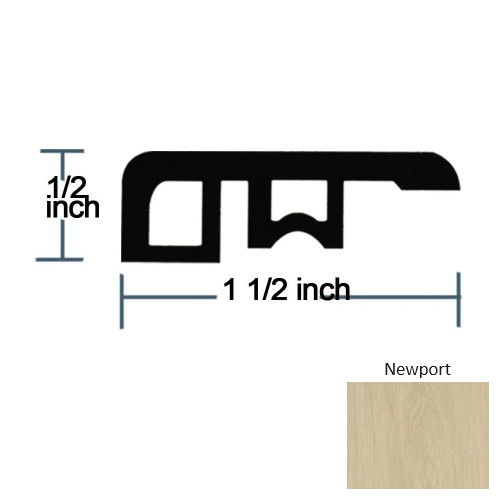 Beach Newport Luxury Vinyl End Cap Trim