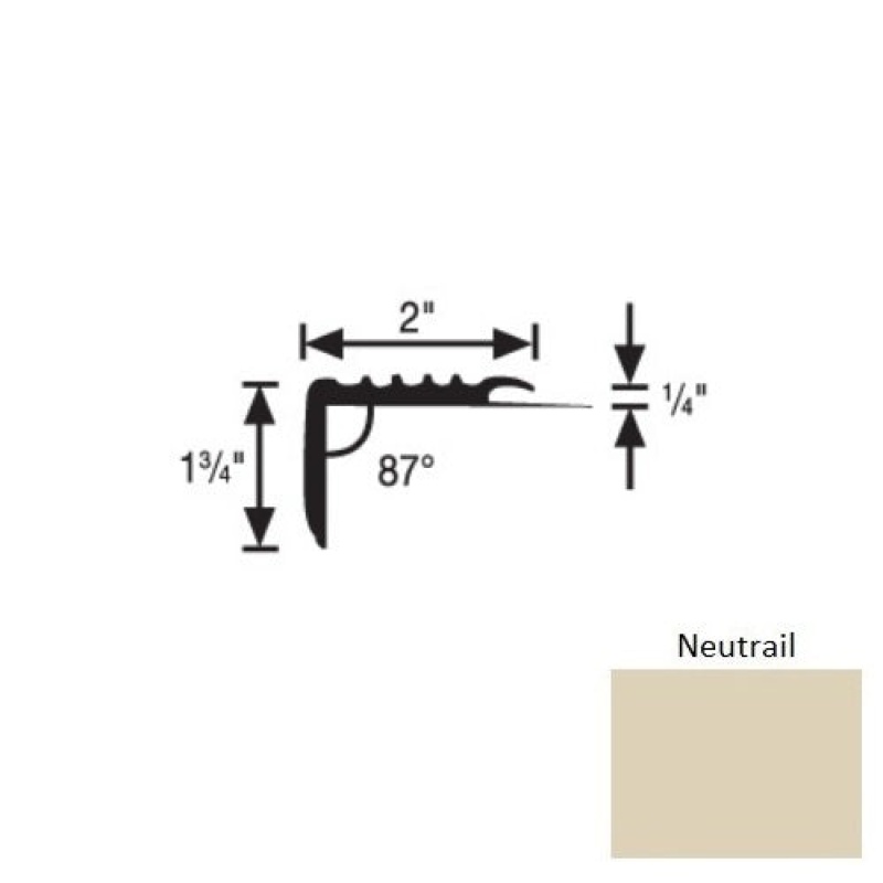 Flextones Neutrail Vinyl 171 Carpet Stair Nosing