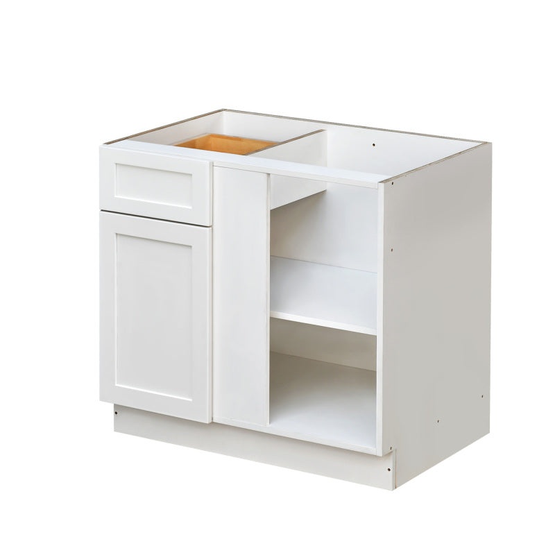 Mallorca White Shaker Blind Corner Base Cabinet