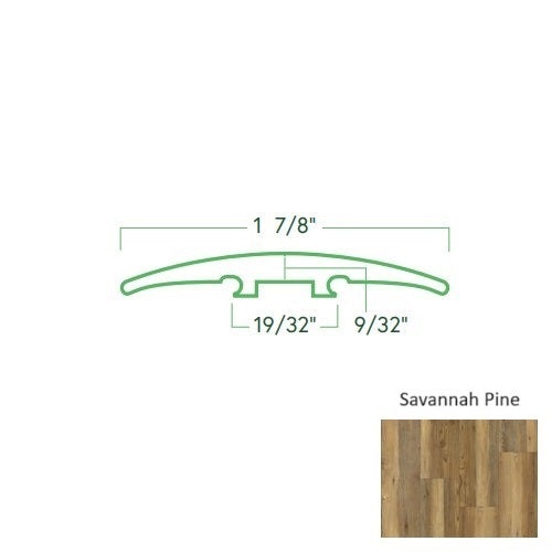 Dynamite Plus Savannah Pine Luxury Vinyl 3 In 1 Reducer Trim
