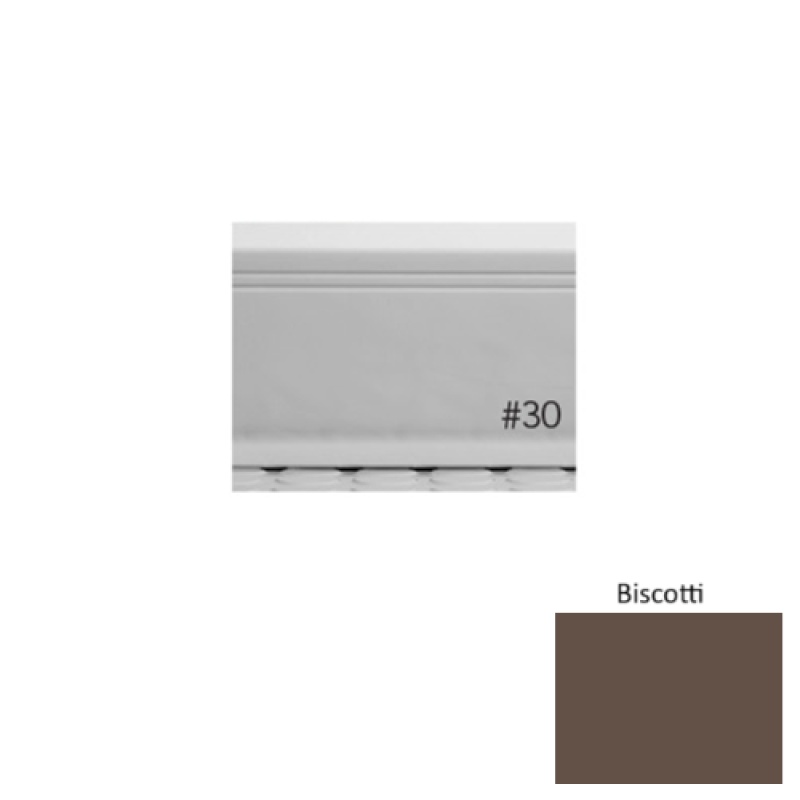 Pinnacle Plus #30 Sketch Biscotti Rubber Coil Wall Base - 4" X 120 Ft