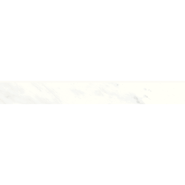 Magnifica Era Luxe White Porcelain Floor & Wall Trim - 3" X 24" Bullnose