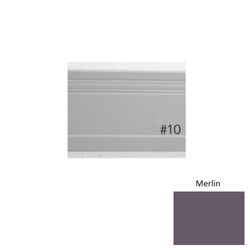 Pinnacle Plus #10 Serenity Merlin Rubber Coil Wall Base - 4" X 60 Ft
