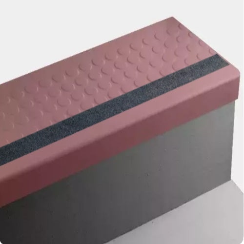 Johnsonite Flame Raised Round Rubber Stair Tread Trim