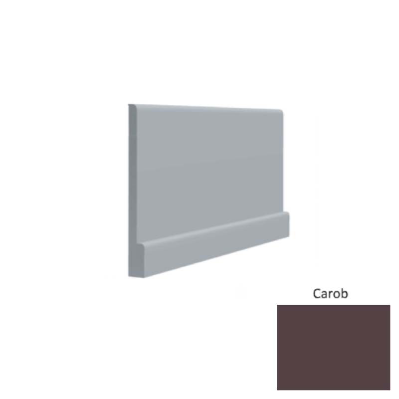 Contours #05 Simplicity Bold Carob Rubber Profiled Wall Base – Satin – 4 1/2" x 8 Ft