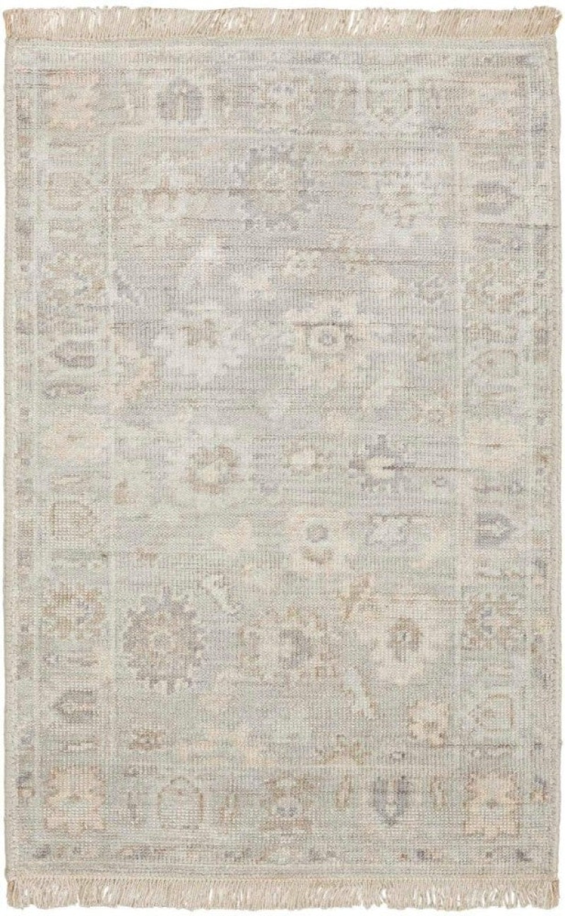 Aldora Silver Blue Traditional Area Rug